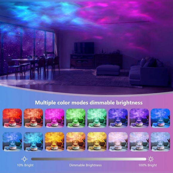 Northern Lights Projector Color Changing Bluetooth Speakers - Picture 10 of 17